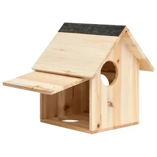 tidyard Eichhörnchenhaus Kobel Nistkasten Futterhaus für Eichhörnchen Holz 29cm