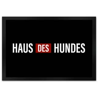 speecheese Fußmatte Haus des Hundes Fußmatte XL Fußabtreter Schmutzfangmatte 40 cm