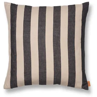 Ferm Living - Grand Kissen, 50 x 50 cm, sand / schwarz