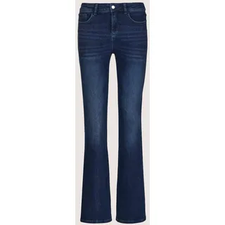 Regular-fit-Jeans MADELEINE "Schlaghose Five-Pocket-Jeans im Bootcut-Style", Damen, Gr. 46, N + K Gr, blau, Obermaterial: 83% Baumwolle CO. 15% Polyester PES. 2% Elasthan EL., Modern, normal, Jeans