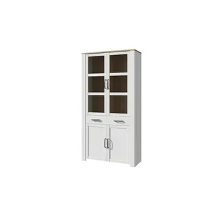 Forte Doppelvitrine 106,4 x 42 x 205,4 cm Mehrfarbig