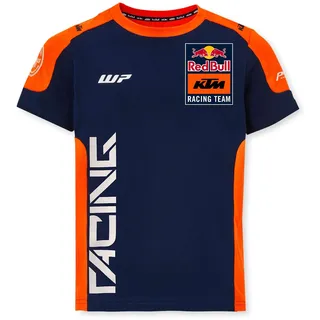 Red Bull Energy WEAR RB KTM Racing Replica Team Junior T-Shirt Blau/Orange | Offizieller MotoGP Fanartikel - 100% Baumwolle - Motorsport - Merchandise - 116