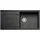 Silgranit Anthrazit 1000 x 500 mm Siebkorbventil