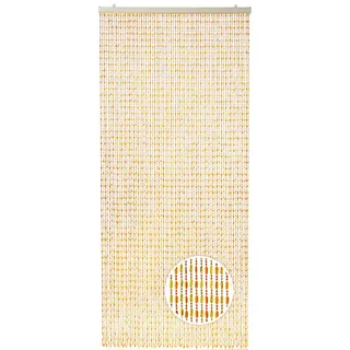 Kobolo Türvorhang Perlenvorhang Dekovorhang ORANGE 90x200 cm