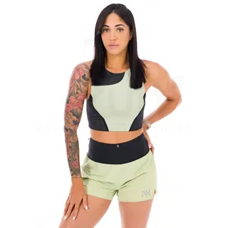 NNormal Trail Crop Top 02 Grün S