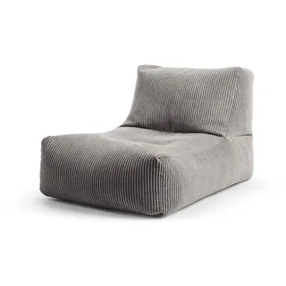 Sitting Point Sitzsack Rock Shara Cord Grau Anthrazit