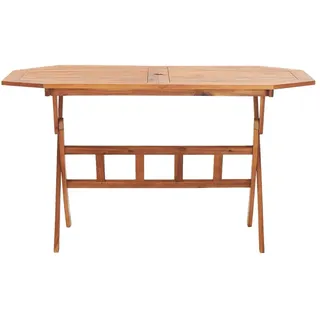 vidaXL Gartentisch Klappbar 135 x 85 x 75 cm Braun