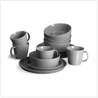 Springlane Sweet Scandi Geschirrset 16-tlg. anthrazit