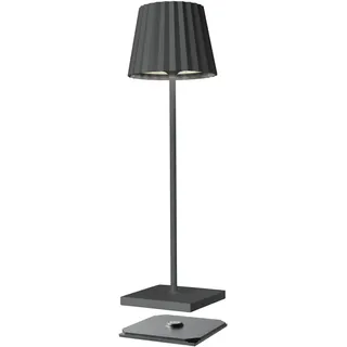 SOMPEX Akku-Tischleuchte Aluminium 38,0 cm inkl. LED anthrazit