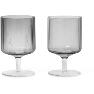 Ferm Living Ripple Weinglas 0,27 l 2 St.