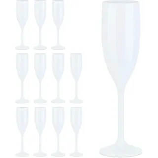 Relaxdays Sektglas 0,15 l 12 St.