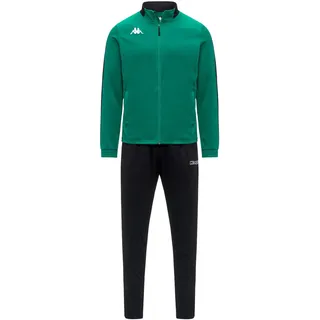 Kappa Salcio TKS Trainingsanzug für Herren, Grün/Schwarz, Größe S