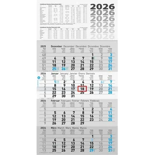 Glocken 4-Monatskalender 2026 „UWS“ | 300×555 mm