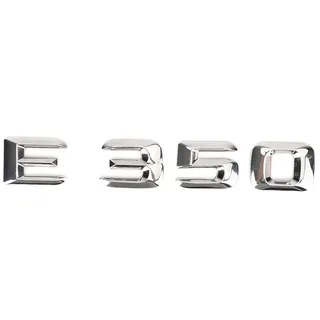 Topteng Rear Trunk Emblem Badge Aufkleber Typenschild Buchstaben Zahlen passend für Mercedes E350 Chrome