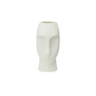 Vase  Face , weiß , Porzellan , Maße (cm): H: 24  Ø: 13.6