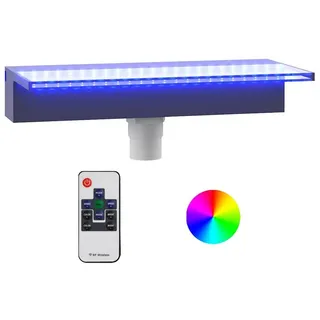 vidaXL Wasserfall Element mit RGB LEDs 45 cm