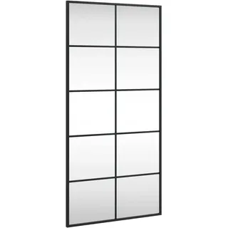 vidaXL Wandspiegel 50 x 100 cm Schwarz