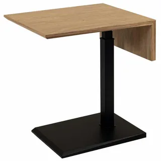 58 aufm Kessel 58aufmkessel Beistelltisch, Wildeiche, Schwarz, Glas, Rechteckig, 47x47x55 cm, Wohnzimmer, Wohnzimmertische, Couchtische