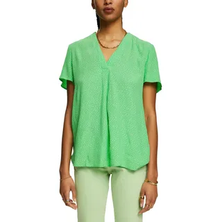 ESPRIT Damen 994EE1F315 Bluse, 320/CITRUS Green, Small - S