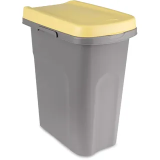 25L Mülleimer gelb Küche Mülltonne Abfalleimer Trash Bin Gelber Sack Müll