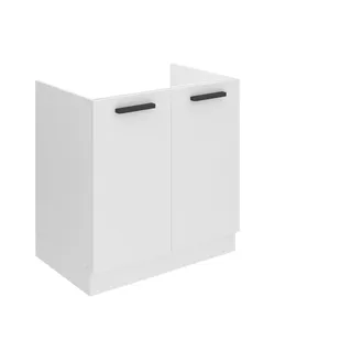 Belini Spülenschrank 80 x 51,6 x 82 cm Weiß