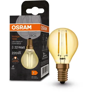 Osram LED-Birne Vintage 1906 2,5W E14 warmweiß