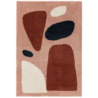 Hochflor-Teppich Louise, benuta, rechteckig, Höhe: 21 mm, Kunstfaser, Berber, Ethno-Style, Wohnzimmer bunt 200 cm x 290 cm x 21 mm