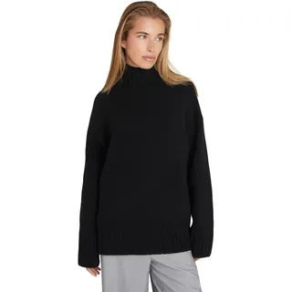 Style & Republic Damen Oversize Kaschmirblend Rollkragenpullover | Weicher Boxy turtleneck Pulli aus 90% Merino Wolle, 10% Kaschmir - Warmer, Stilvoller Pullover für Autumn & Winter - L