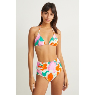 Bikini-Hose-High Waist-LYCRA® XTRA LIFETM, Orange, 38
