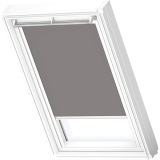 VELUX Original Dachfenster Verdunkelungsrollo für M08, Grau, mit weißer Führungsschiene