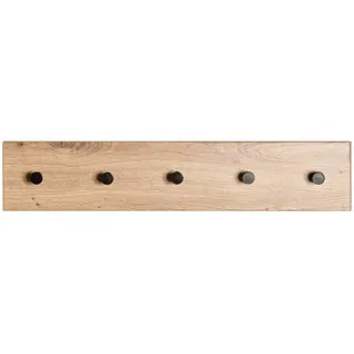 Haku-Möbel Garderobenleiste Parma 60 x 12 x 5 cm Eiche