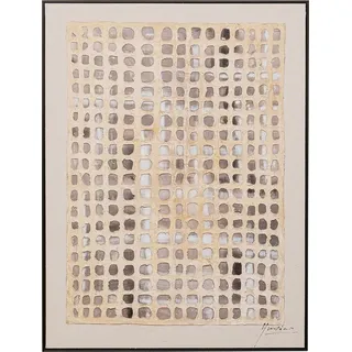 KARE DESIGN Wandbild 92 x 122,5 cm Glitter Curtain 56154 Holz Beige