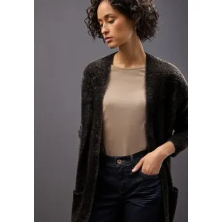 STREET ONE Langer Federgarn Cardigan Braun 38