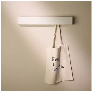 Designfabrik Hamburg Garderobenhaken 57 cm Weiß