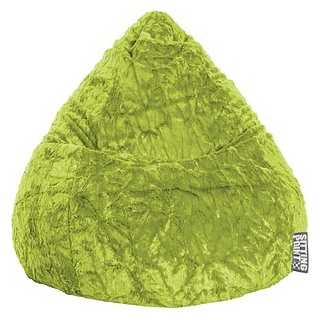 SITTING POINT Beanbag Fluffy XL Sitzsack grün