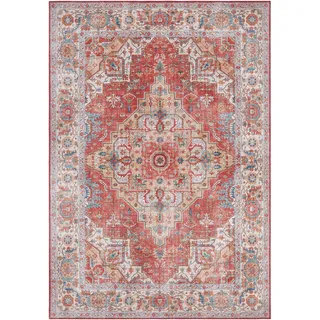 HANSE HOME Sylla Kurzflorteppich 120 x 160 cm ziegelrot
