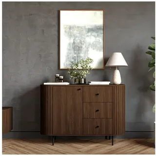 Küchen-Preisbombe Kommode Ovalio 123 cm Typ 813 Sideboard Wohnzimmer Esszimmer Anrichte Modern