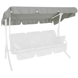Angerer Sonnendach für Hollywoodschaukel Swingtex hellgrau, 210 x 145 cm