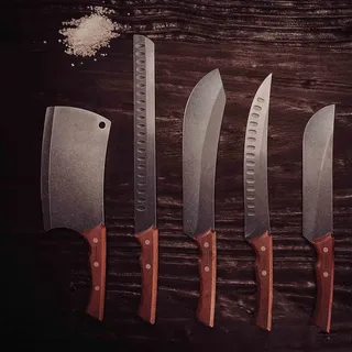 Tramontina Churrasco Schinkenmesser 44 cm Schwarz