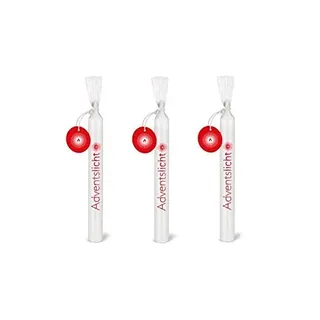 Wünschelicht Kerze 'Adventslicht' Kerzenset 3er Set Bulla Design
