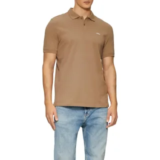 s.Oliver Herren Poloshirt aus Baumwollpiqué – Regular Fit, Kurzarm, Logo-Stickerei – Business & Casual