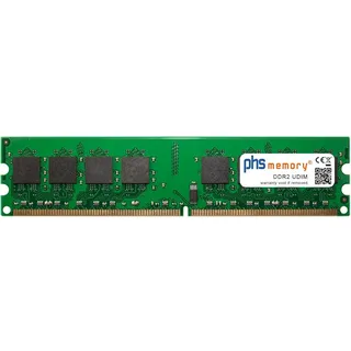 PHS-memory 2GB RAM Speicher für MSI MS-7407 (MS-6470) DDR2 UDIMM 800MHz PC2-6400U (MSI MS-7407 (MS-6470), 1 x 2GB), RAM Modellspezifisch
