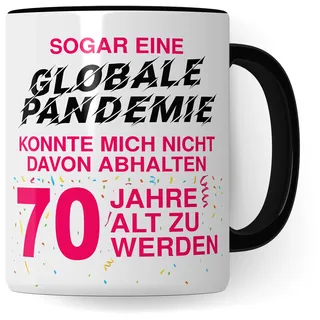 70. Geburtstag Frauen Tasse, Geschenk 70 Geburtstag Frau, Becher 70 Jahre alt werden Spruch Kaffeebecher Geschenkidee, Kaffeetasse 1955 Jahrgang Oma Großmutter Geburtstagsgeschenk 2025