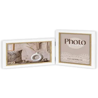 ZEP Ayas Bilderrahmen braun/weiß 10x15 cm 2er Set