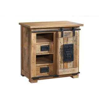 Massivmoebel24 Kommode Mango 70 x 45 x 70 cm Beige