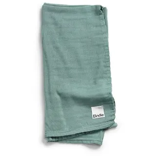 Elodie Details Bambus Musselin Decke - Mineral Green in Grün 80 x 80 | Gr.: onesize