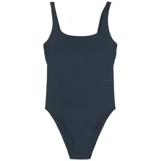 Marc O'Polo Badeanzug Stockholm (Essentials) Bade-Anzug Schwimmen bauchweg blau XL