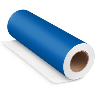 INDIGOS UG Aufkleber für Küchenschränke 63x500cm Glanz - Folie aus hochwertigem PVC Tapeten Küche Klebefolie Möbel wasserfest für Schränke Selbstklebende Folie Küchenfolie Dekofolie - Enzianblau