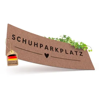 ElbFuchs Fußmatte Schuhparkplatz, Waschbare & Rutschfeste Indoor-Schuhmatte, Schmutzfangmatte für Flur & Eingang 100 cm x 35 cm