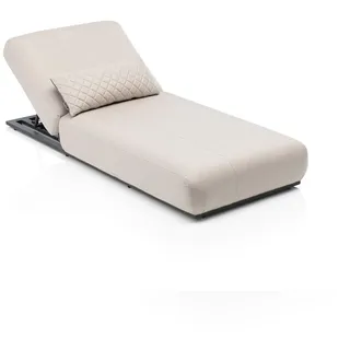 KETTLER EGO Sonnenliege, gepolstert,  213x90x33 cm, Aluminium, Beige
